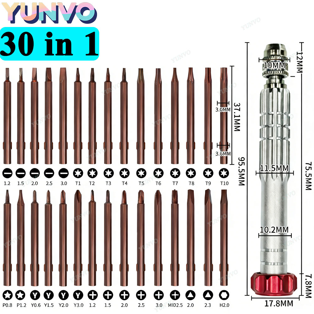 Micro Screwdriver Kit - Juego de Destornilladores Magnéticos de Precisión