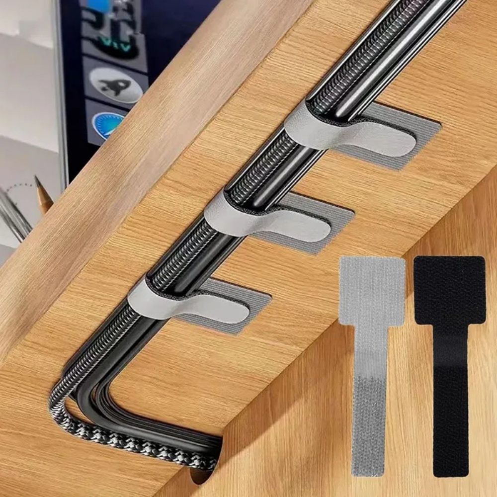 Gear Tie Reusable - Organizador de Cables Autoadhesivo Reutilizable con