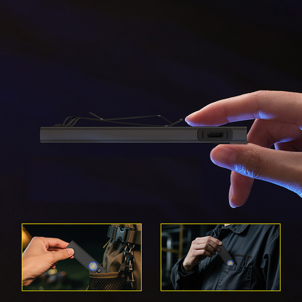 Edc Carry Positions - Linterna USB-C de 650 Lúmenes, Recargable,
