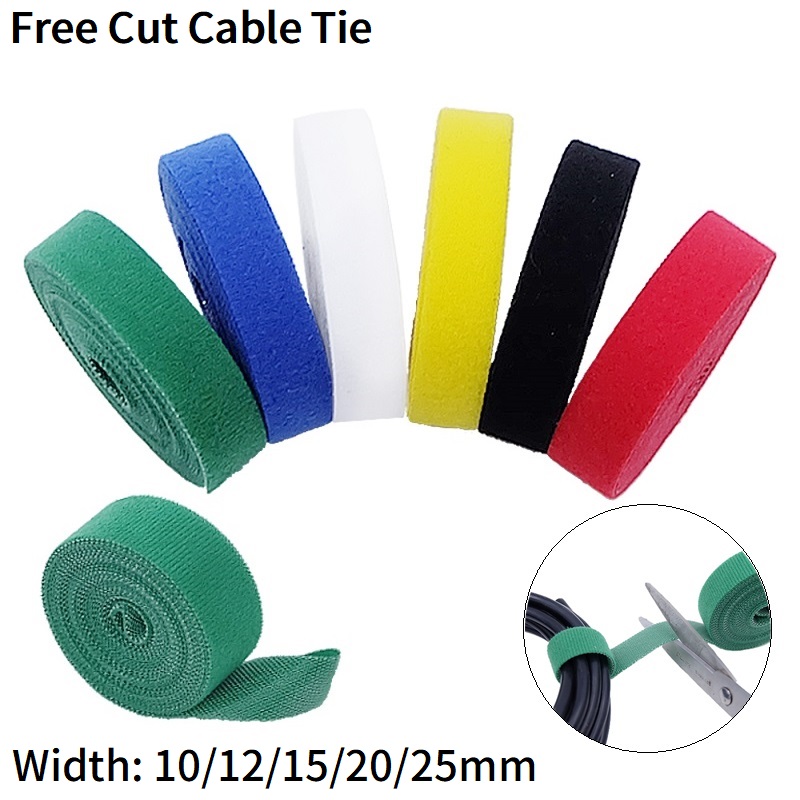 Gear Tie Reusable - Sujetador autoadhesivo de 5M, organizador de