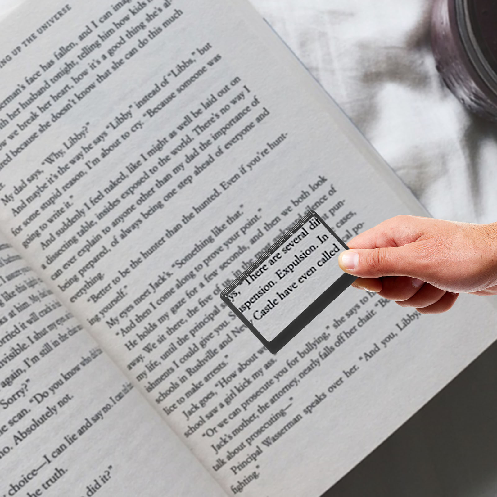 Multitool Credit Card - MINI lupa ultrafina para lectura de
