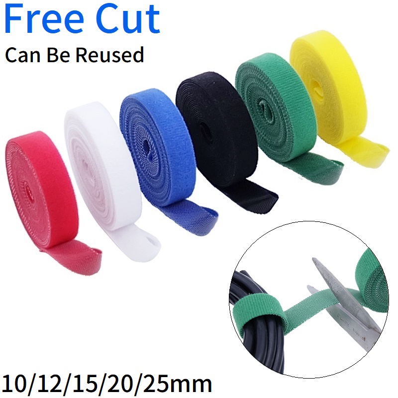 Gear Tie Reusable - Bridas para cables de 1/5M, gancho