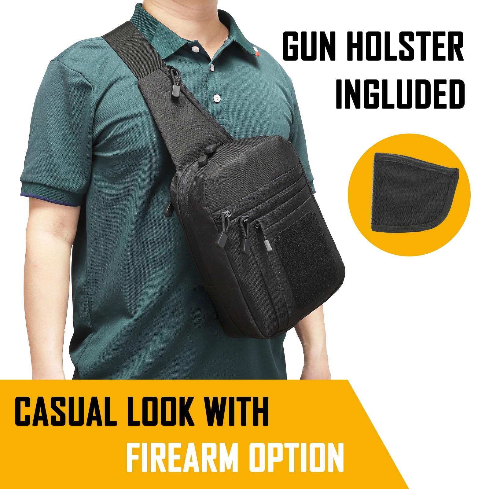 Bolso bandolera de transporte  - Edc Carry For Men reseña y precio