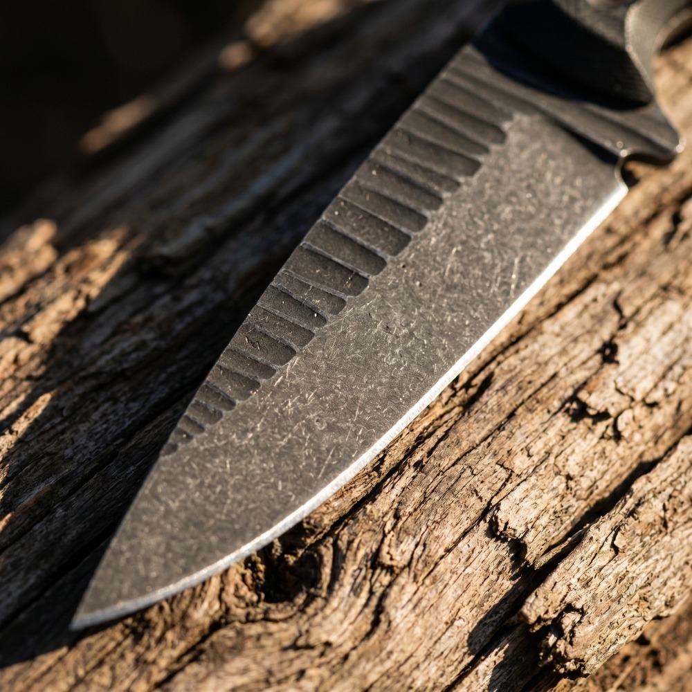 Cuchillo Bushcraft de Espiga C - Edc Carry Fixed Blade Knife reseña y precio