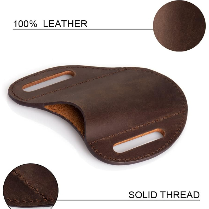 Funda de cuero genuino para so - Edc Carry Belt reseña y precio