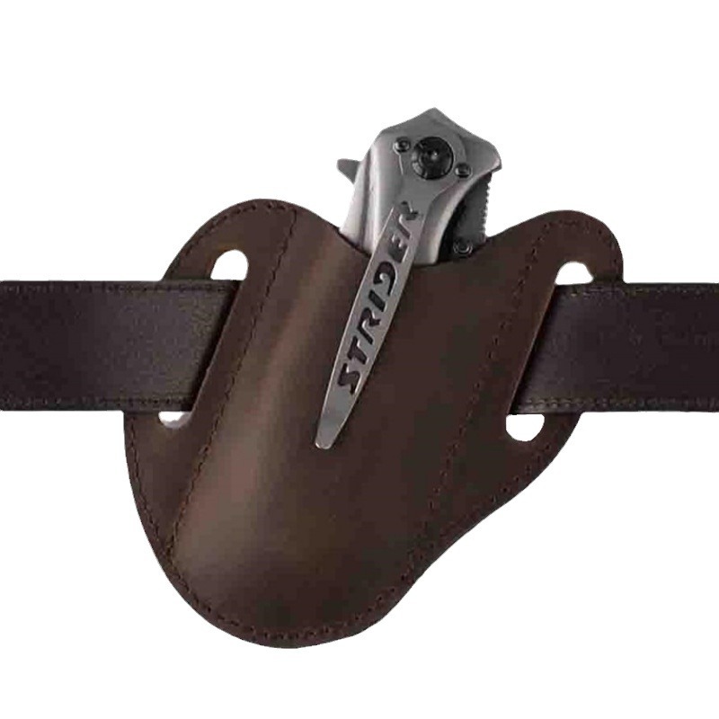 Funda de cuero genuino para so - Edc Carry Belt reseña y precio