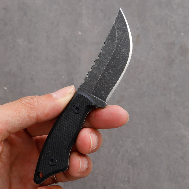 Cuchillo de hoja fija pequeña  - Edc Carry Fixed Blade Knife reseña y precio