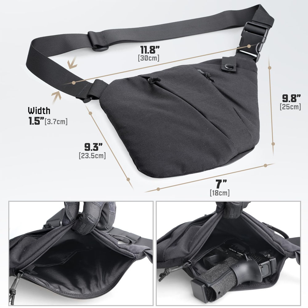 Bolsa de transporte táctica pa - Edc Carry Pistols reseña y precio