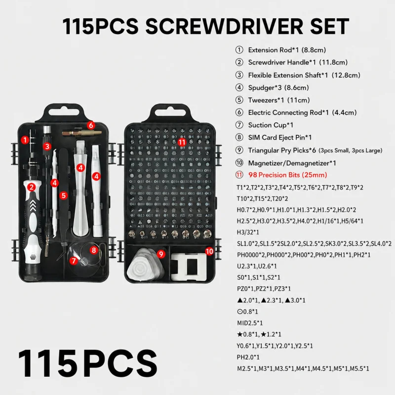 Juego de destornilladores magn - Micro Screwdriver Kit reseña y precio