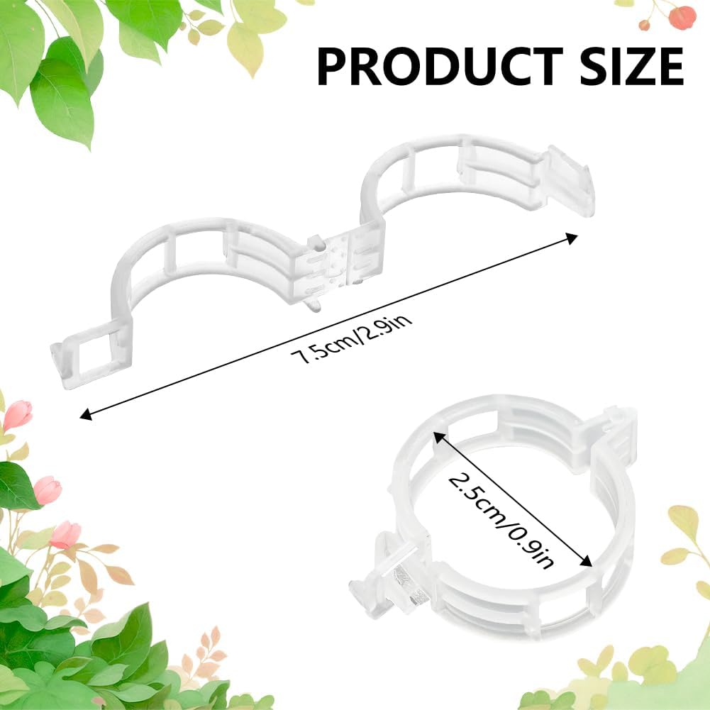 100 Clips de Soporte para Plan - Gear Tie Reusable reseña y precio