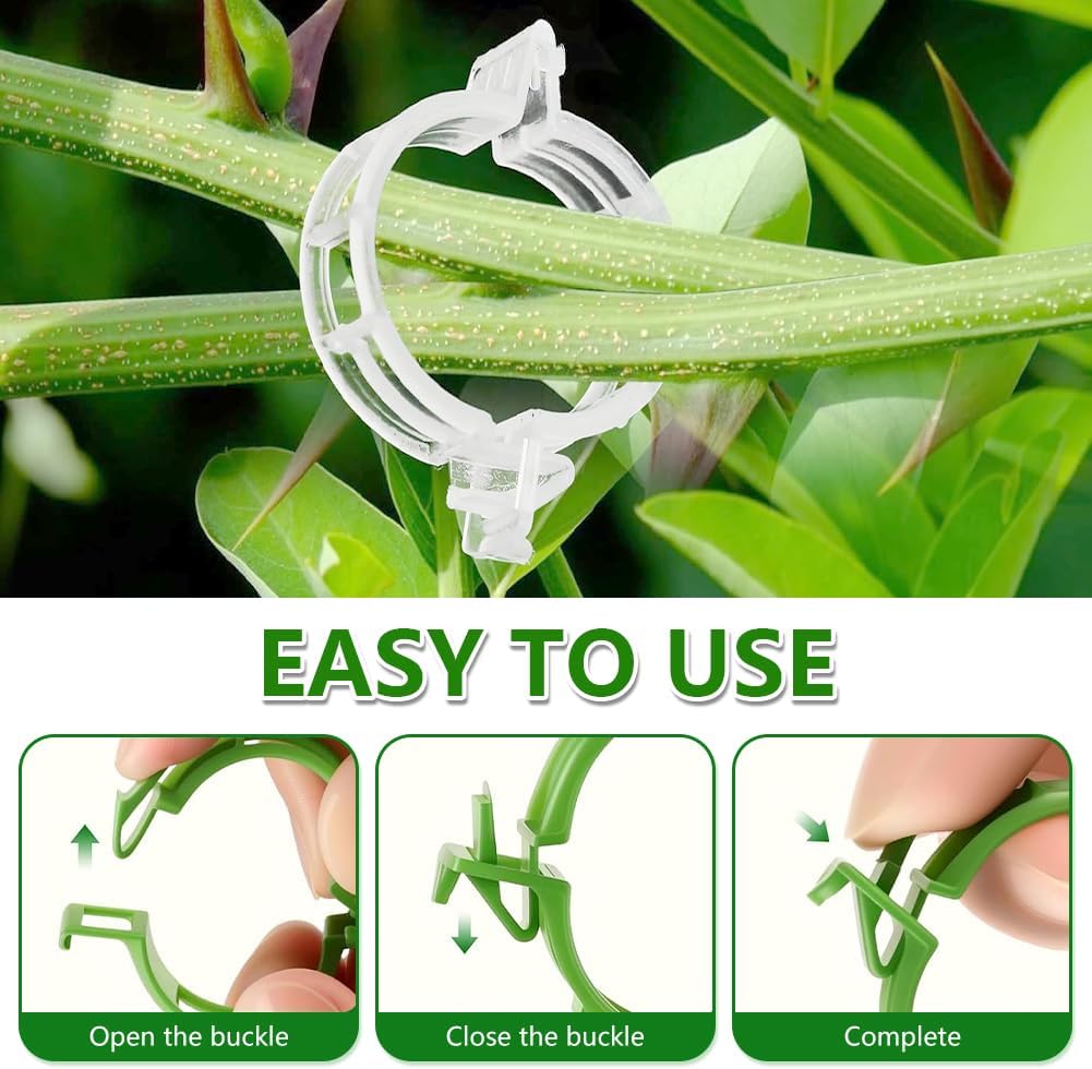 100 Clips de Soporte para Plan - Gear Tie Reusable reseña y precio