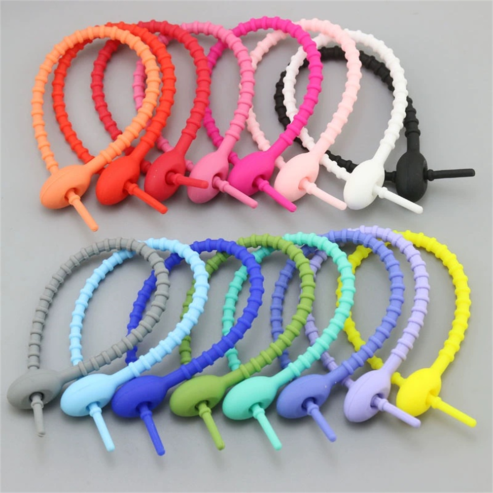 10 Piezas/Lote de Bridas de Si - Gear Tie Reusable reseña y precio