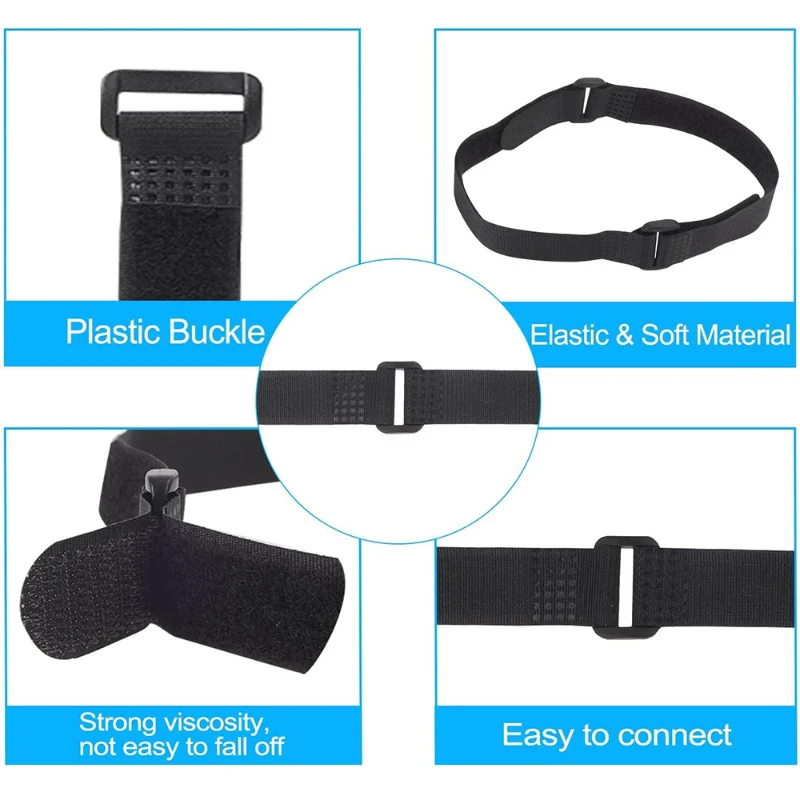 5 uds 2,5*30cm correa fija par - Gear Tie Reusable reseña y precio