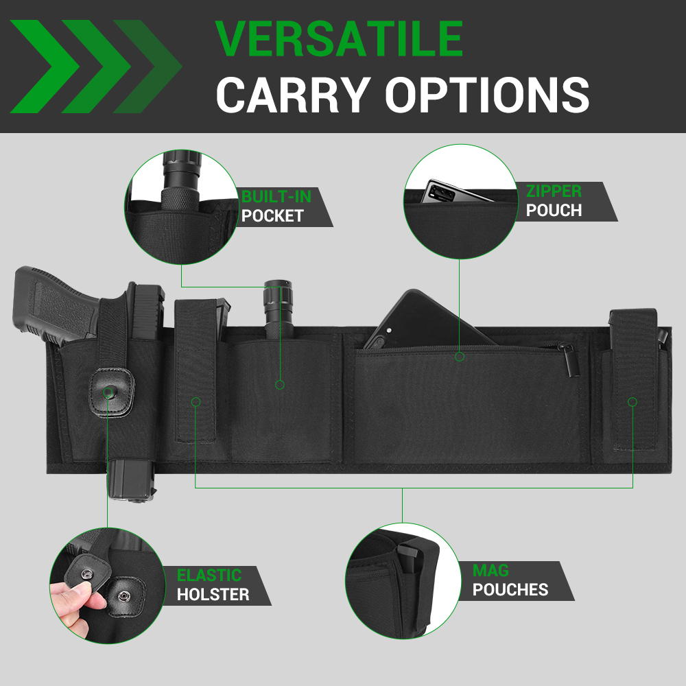 Funda de pistola tipo cinturón - Edc Carry Pistols reseña y precio
